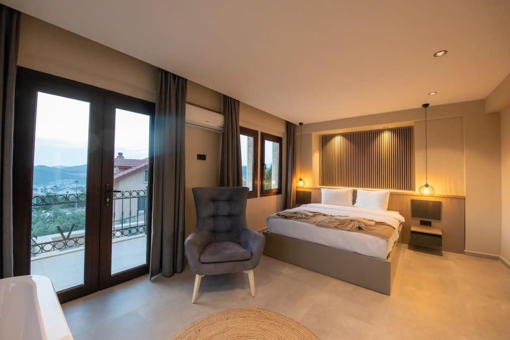 Havuzlu Korunakli Jakuzili Villa Fethiye Kültér fotó